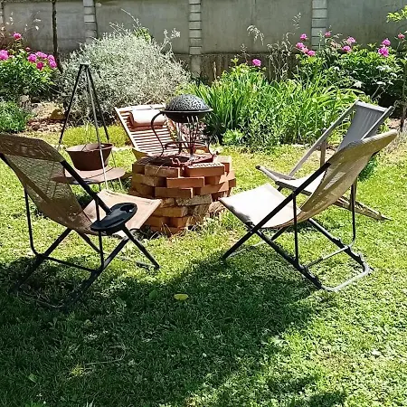 キャンプ場 Boutique Camp, Pitches For Your Own Tent With Barhroom And Outdoor Kitchen